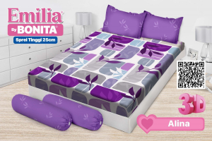 Sprei Emilia Alina Tinggi 25 cm