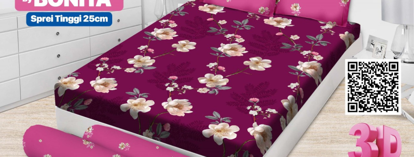 Sprei Emilia Brady Tinggi 25 cm