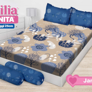 Sprei Emilia Jamela Tinggi 25 cm