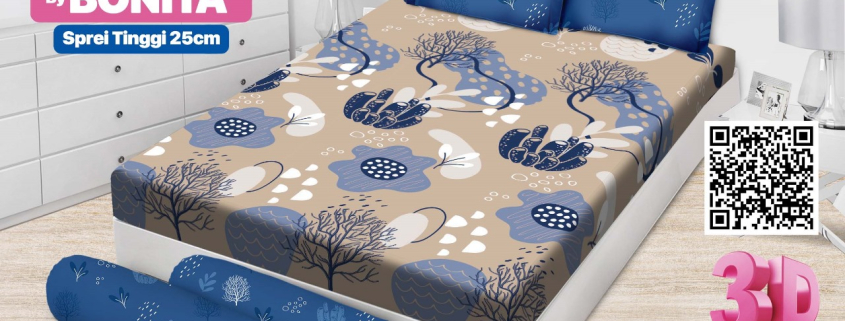 Sprei Emilia Jamela Tinggi 25 cm