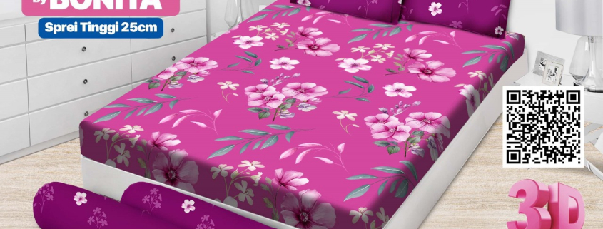 Sprei Emilia Naiko Tinggi 25 cm