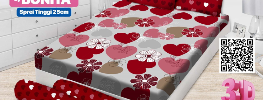 Sprei Emilia Ursula Tinggi 25 cm