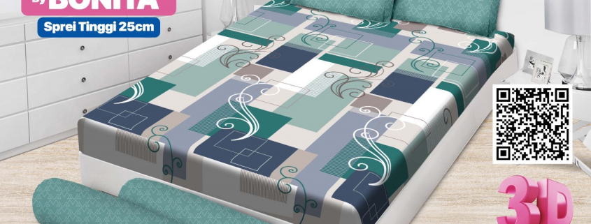 Sprei Emilia Vandala Tinggi 25 cm