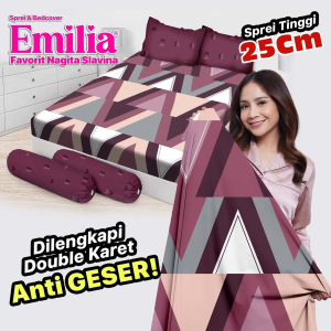 Harga Sprei Bonita Emilia Terbaru