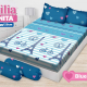 Sprei Emilia Blue Eiffel Tinggi 25 cm
