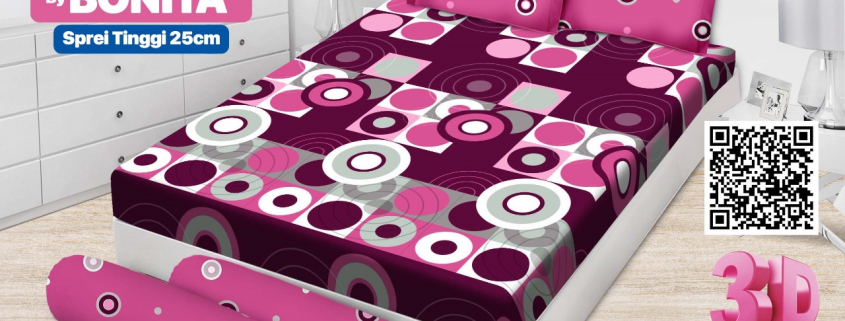 Sprei Emilia Dalilah Tinggi 25 cm