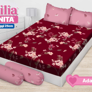 Sprei Emilia Adahlia Tinggi 25 cm