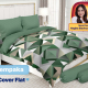 Bed Cover Emilia Cempaka Tinggi 25