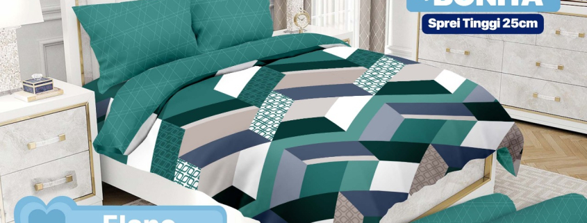 Bed Cover Emilia Elano Tinggi 25