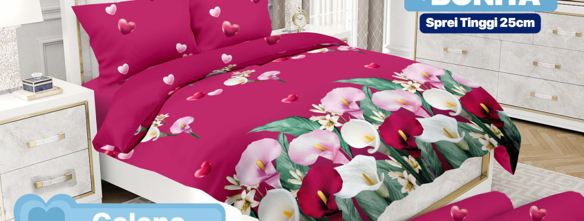Bed Cover Emilia Galena Tinggi 25