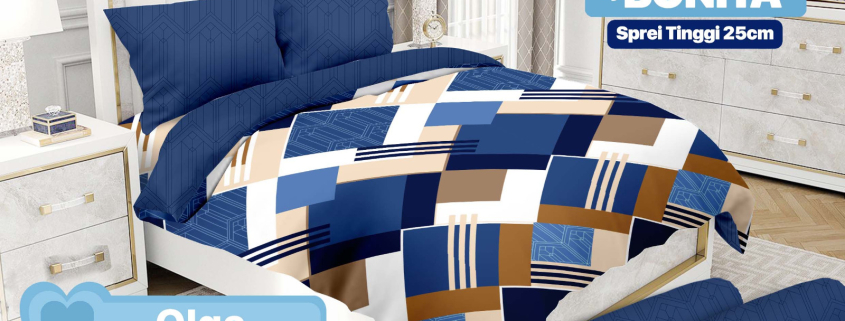 Bed Cover Emilia Olga Tinggi 25