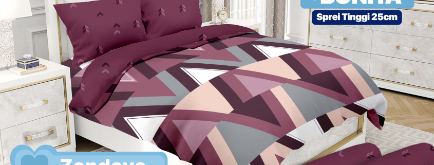 Bed Cover Emilia Zandaya Tinggi 25