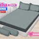 Sprei Emilia Polos Emboss Elegant Silver