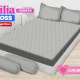 Sprei Emilia Polos Emboss Luxury Grey