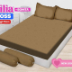 Sprei Emilia Polos Emboss New Light Mocca