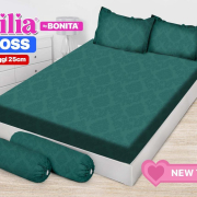 Sprei Emilia Polos Emboss New Tosca
