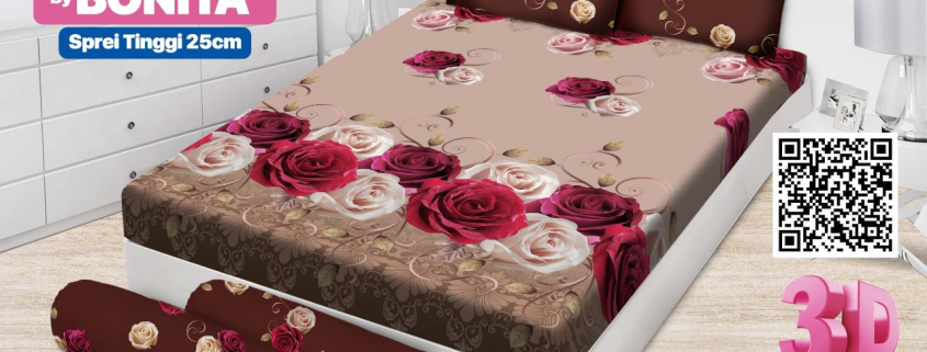 Sprei Emilia Kanaya Tinggi 25 cm