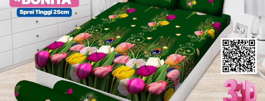 Sprei Emilia New Tulip Tinggi 25 cm