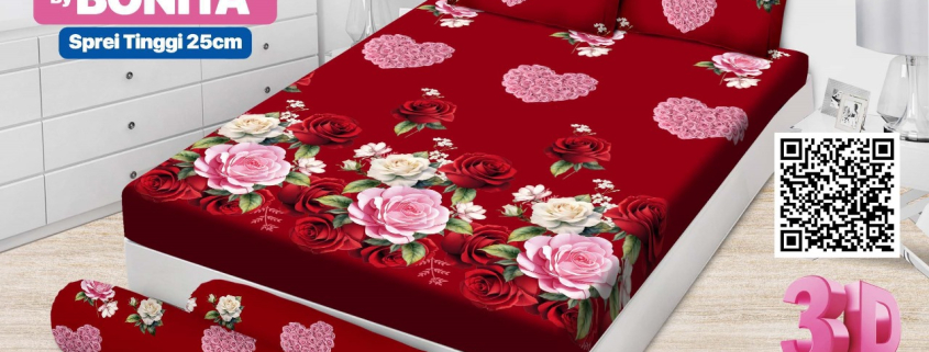 Sprei Emilia Rossi Tinggi 25 cm